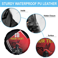 Custom Trinidad and Tobago Cricket Knight Riders Spare Tire Cover Go Champion - Wonder Print Shop