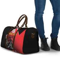 Custom Trinidad and Tobago Cricket Knight Riders Travel Bag Go Champion - Wonder Print Shop