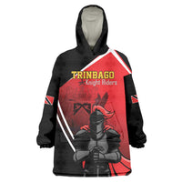 Custom Trinidad and Tobago Cricket Knight Riders Wearable Blanket Hoodie Go Champion - Wonder Print Shop
