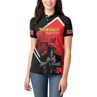 Custom Trinidad and Tobago Cricket Knight Riders Women Polo Shirt Go Champion - Wonder Print Shop