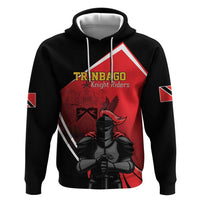 Custom Trinidad and Tobago Cricket Knight Riders Zip Hoodie Go Champion - Wonder Print Shop