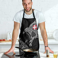 Denmark Viking Ravens Apron Vegvisir Runes Pattern - Wonder Print Shop