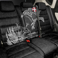 Denmark Viking Ravens Back Car Seat Cover Vegvisir Runes Pattern - Wonder Print Shop