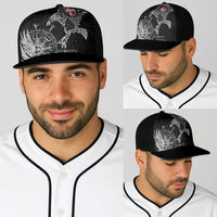 Denmark Viking Ravens Baseball Net Cap Vegvisir Runes Pattern - Wonder Print Shop
