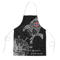 Norway Viking Ravens Apron Vegvisir Runes Pattern - Wonder Print Shop