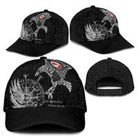 Greenland Viking Ravens Classic Cap Vegvisir Runes Pattern - Wonder Print Shop