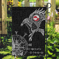 Greenland Viking Ravens Garden Flag Vegvisir Runes Pattern - Wonder Print Shop