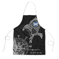 Scotland Viking Ravens Apron Vegvisir Runes Pattern - Wonder Print Shop