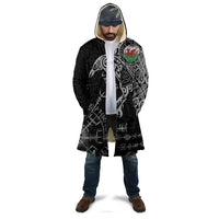 Wales Viking Ravens Cloak Vegvisir Runes Pattern - Wonder Print Shop