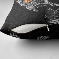 Aland Viking Ravens Pillow Cover Vegvisir Runes Pattern - Wonder Print Shop