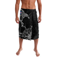 Iceland Viking Ravens Lavalava Vegvisir Runes Pattern - Wonder Print Shop