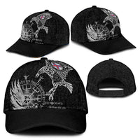 Faroe Islands Viking Ravens Classic Cap Vegvisir Runes Pattern - Wonder Print Shop