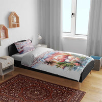 Personalized Bonaire Caribbean Flamingo Bedding Set Pink Salt Flats - Wonder Print Shop