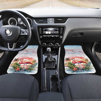 Personalized Bonaire Caribbean Flamingo Car Mats Pink Salt Flats - Wonder Print Shop