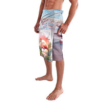 Personalized Bonaire Caribbean Flamingo Lavalava Pink Salt Flats - Wonder Print Shop