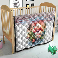 Personalized Bonaire Caribbean Flamingo Quilt Pink Salt Flats - Wonder Print Shop