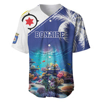 Personalized Bonaire Underwater Tropical Corals Reef Baseball Jersey With Colorful Sea Fish - Wonder Print Shop