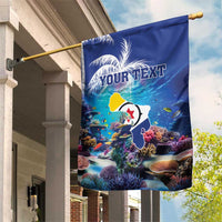 Personalized Bonaire Underwater Tropical Corals Reef Garden Flag With Colorful Sea Fish - Wonder Print Shop