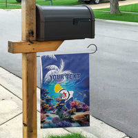 Personalized Bonaire Underwater Tropical Corals Reef Garden Flag With Colorful Sea Fish - Wonder Print Shop