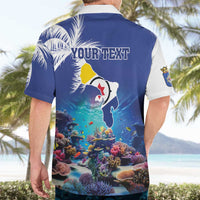 Personalized Bonaire Underwater Tropical Corals Reef Hawaiian Shirt With Colorful Sea Fish - Wonder Print Shop