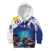 Personalized Bonaire Underwater Tropical Corals Reef Kid Hoodie With Colorful Sea Fish - Wonder Print Shop
