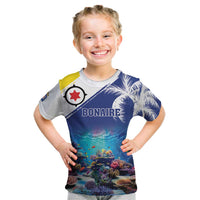 Personalized Bonaire Underwater Tropical Corals Reef Kid T Shirt With Colorful Sea Fish - Wonder Print Shop