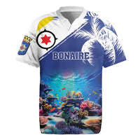 Personalized Bonaire Underwater Tropical Corals Reef Rugby Jersey With Colorful Sea Fish - Wonder Print Shop
