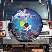 Personalized Bonaire Underwater Tropical Corals Reef Spare Tire Cover With Colorful Sea Fish - Wonder Print Shop