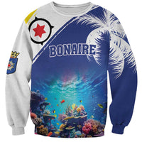 Personalized Bonaire Underwater Tropical Corals Reef Sweatshirt With Colorful Sea Fish - Wonder Print Shop