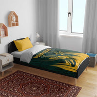 Personalized South Africa Springbok Bedding Set With Trendy Protea Flowers Patterns - Wonder Print Shop