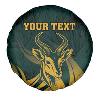 Personalized South Africa Springbok Spare Tire Cover With Trendy Protea Flowers Patterns - Wonder Print Shop