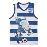 Greece Football Basketball Jersey Dolphin Mascot Grunge Style - Wonder Print Shop