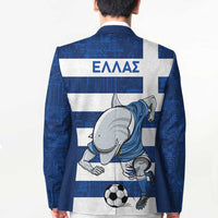 Greece Football Blazer Dolphin Mascot Grunge Style - Wonder Print Shop