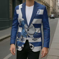 Greece Football Blazer Dolphin Mascot Grunge Style - Wonder Print Shop