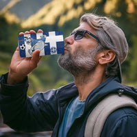 Greece Football 4 in 1 Can Cooler Tumbler Dolphin Mascot Grunge Style - Wonder Print Shop