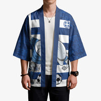 Greece Football Kimono Dolphin Mascot Grunge Style - Wonder Print Shop