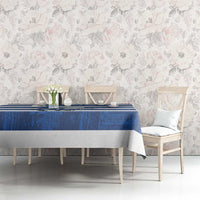 Greece Football Tablecloth Dolphin Mascot Grunge Style - Wonder Print Shop