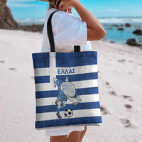 Greece Football Tote Bag Dolphin Mascot Grunge Style - Wonder Print Shop