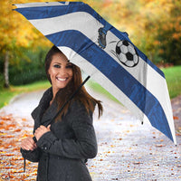 Greece Football Umbrella Dolphin Mascot Grunge Style - Wonder Print Shop