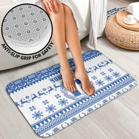 Personalized Christmas Greece Coat Of Arms Bathroom Set Hellas Kala Christougena - Wonder Print Shop