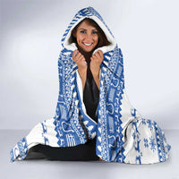 Personalized Christmas Greece Coat Of Arms Hooded Blanket Hellas Kala Christougena - Wonder Print Shop