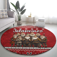 Yule Lads Iceland Round Carpet Icelandic Christmas folklore