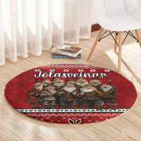Yule Lads Iceland Round Carpet Icelandic Christmas folklore