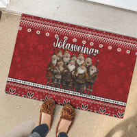Yule Lads Iceland Rubber Doormat Icelandic Christmas folklore - Wonder Print Shop