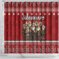 Yule Lads Iceland Shower Curtain Icelandic Christmas folklore