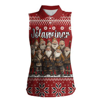 Yule Lads Iceland Women Sleeveless Polo Shirt Icelandic Christmas folklore - Wonder Print Shop