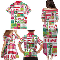 Wesolych Swiat Merry Christmas Polish Family Matching Puletasi and Hawaiian Shirt Poland Xmas - Wonder Print Shop