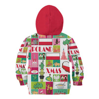 Wesolych Swiat Merry Christmas Polish Kid Hoodie Poland Xmas - Wonder Print Shop