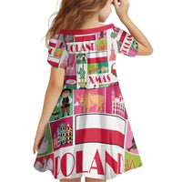 Wesolych Swiat Merry Christmas Polish Kid Short Sleeve Dress Poland Xmas - Wonder Print Shop