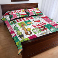 Wesolych Swiat Merry Christmas Polish Quilt Bed Set Poland Xmas - Wonder Print Shop